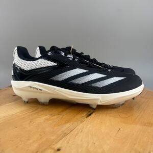 Adidas Adizero Electric‎ TPU Men's Size 12.5 Black White Baseball Cleats IH3466